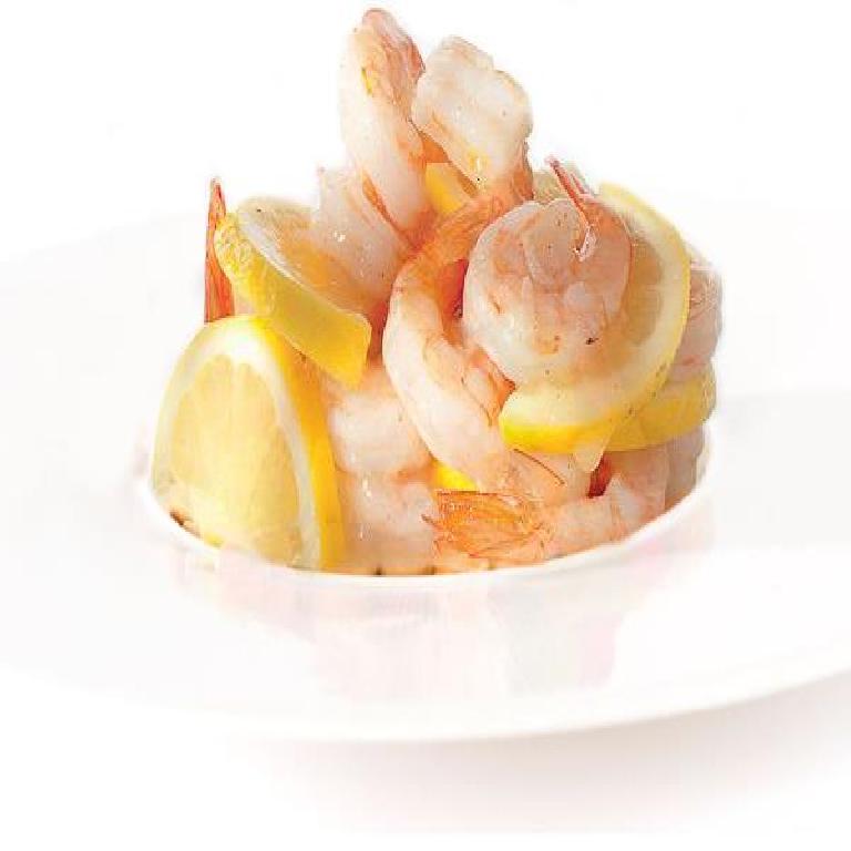 218 GAMBERETTI CON SALSA DI LIMONE